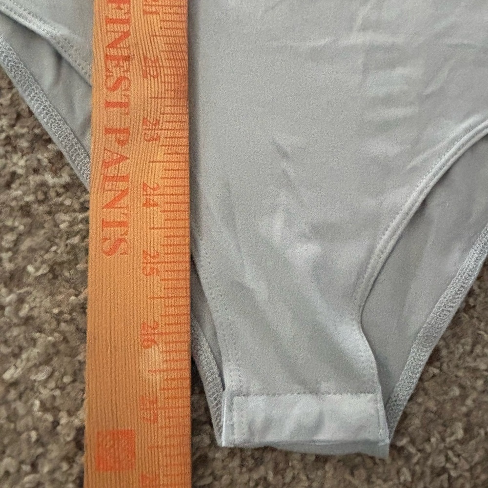 Gray Short Sleeve Bodysuit - Picture 6 of 6